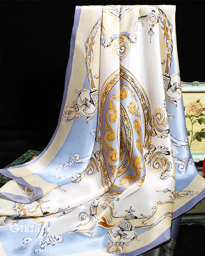 Satin Bandana Headscarf for Women Silky Hair Scarves for Fashion Lightweight