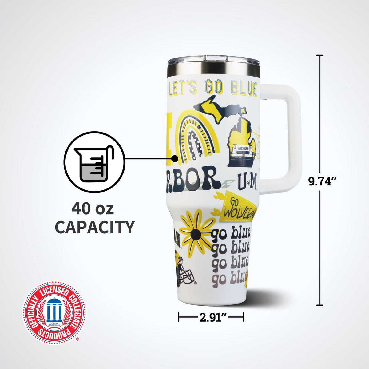 The Memory Company Officially Licensed NCAA - Texas A&M University 40oz Team Spirit Game Day Tumbler