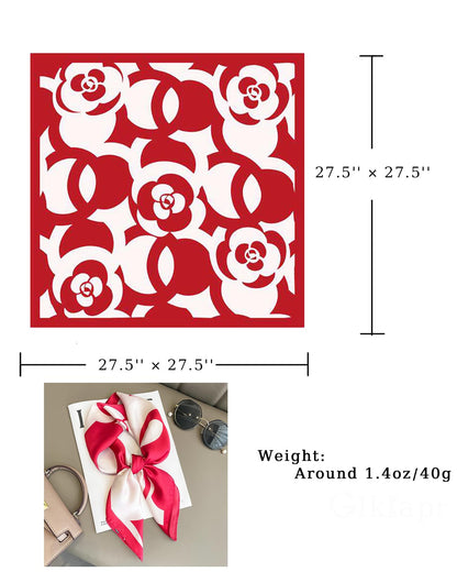 Satin Bandana Headscarf for Women Silky Hair Scarves for Fashion Lightweight
