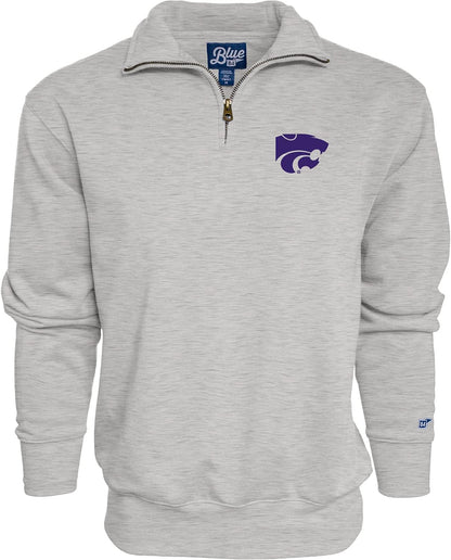 Blue 84 NCAA mens Quarter Zip Sweatshirt Icon