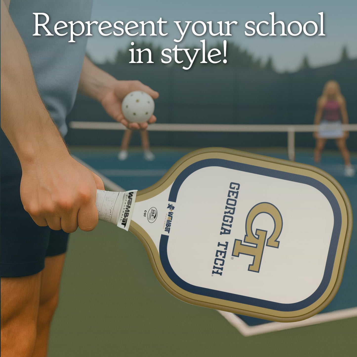 Officially Licensed College Pickleball Racquet