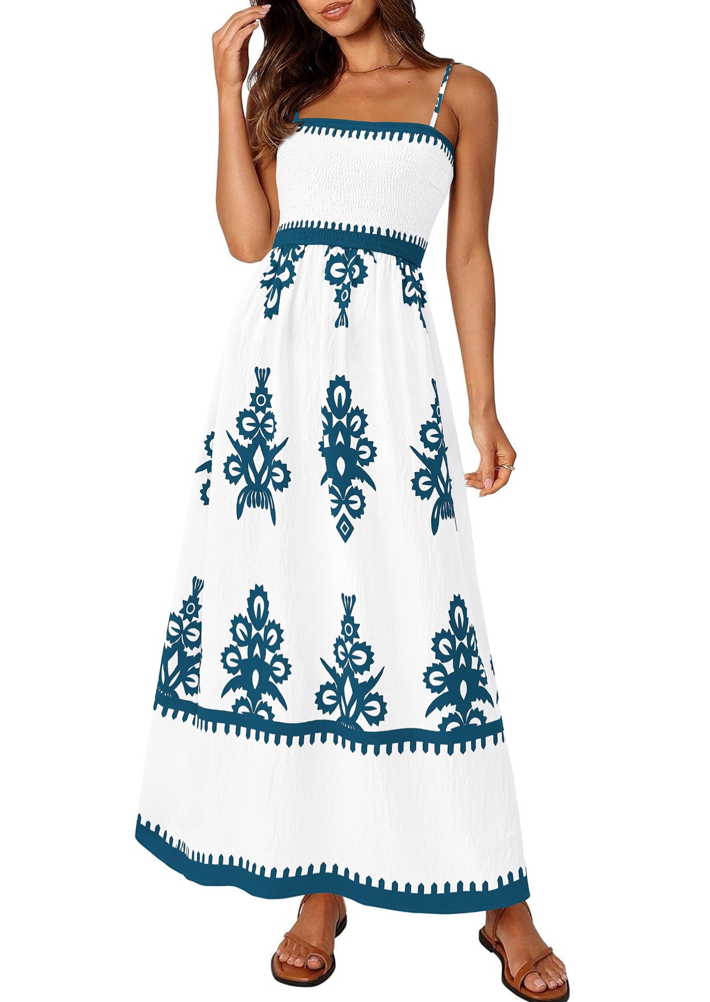 PRETTYGARDEN Women's Summer Boho Maxi Dress