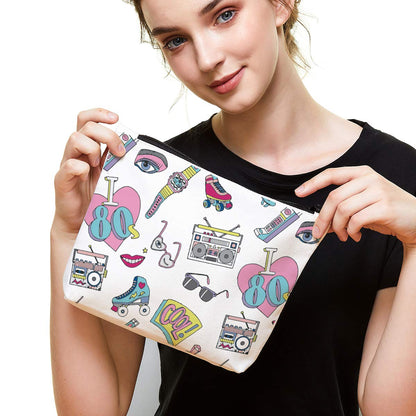 Funny gift Friend makeup bag, Best friend Cosmetic Bag, Friends Theme Natural Reusable Eco-Friendly Makeup Bag Gifts, for Women Men Best Friends Birthday Christmas Gift