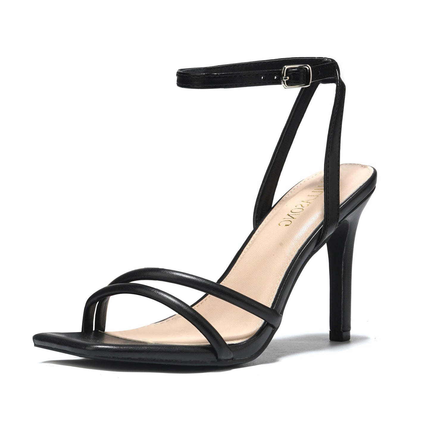 LULLASONG Strappy Ankle Strap High Heels