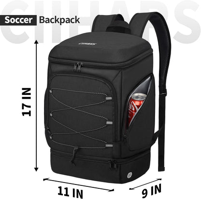 Soccer Backpack,Soccer Bag with Ball Holder and Shoe Compartment