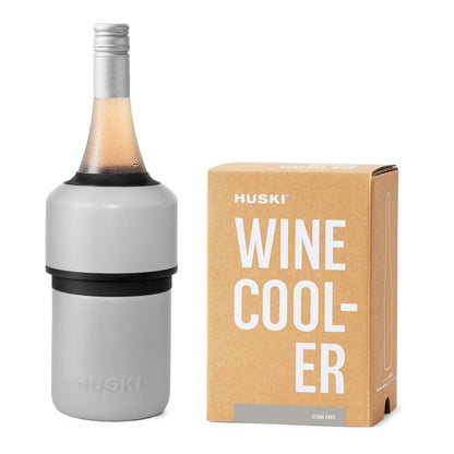 Huski Wine Chiller | Award Winning Iceless Design | Keeps Wine Cold up to 6 Hours | Wine Accessory | Next Generation Ice Bucket | Fits Some Champagne Bottles | Perfect Gift for Wine Lovers (Champagne)