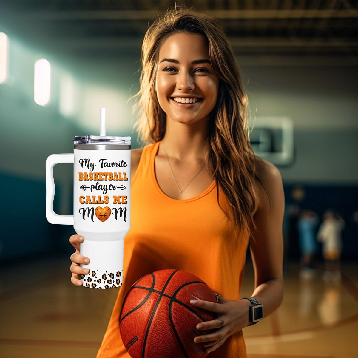Baseball Mom Gifts - Perfect for Moms from Kids, Friends - Birthday & Christmas - 40oz Tumbler with Handle