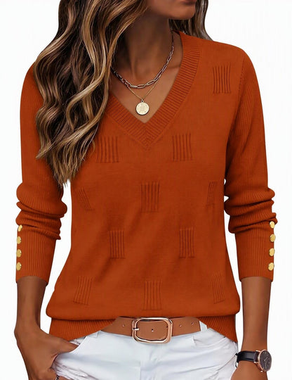Zeagoo Womens V Neck Sweaters