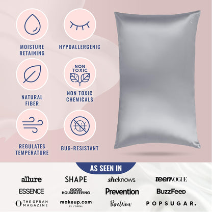 Blissy Silk Pillowcase - 100% Pure Mulberry Silk