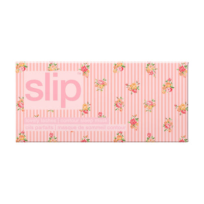 slip Pure Silk Contour Sleep Mask: Protect Your Delicate Lashes with Our Innovative, Lash-Friendly Design. Experience Uninterrupted Beauty Sleep with Slipsilk™ Comfort, 1 Contour Mask, Scarlet