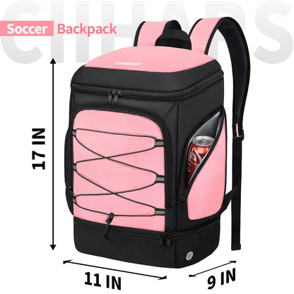 Soccer Backpack,Soccer Bag with Ball Holder and Shoe Compartment