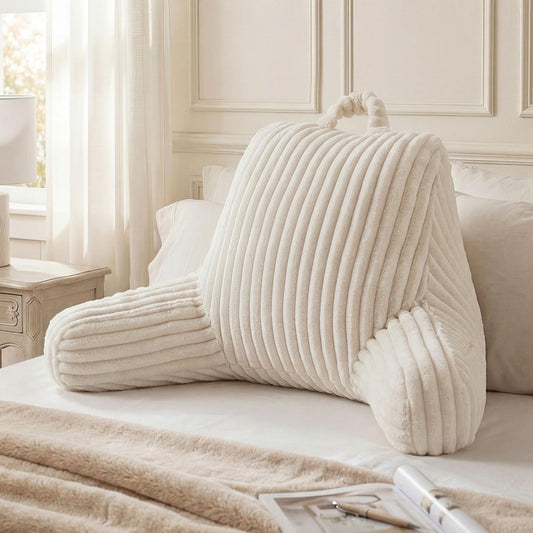 Blissful Diary Reading Pillow, Backrest Pillow with Shredded Memory Foam