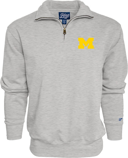 Blue 84 NCAA mens Quarter Zip Sweatshirt Icon