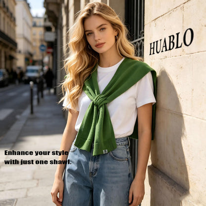 huablo Women's Fashion Knitted Shawl
