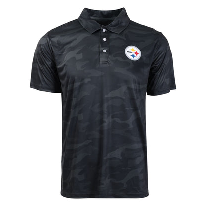 FOCO Men's NCAA College Team Logo Camo Color Polyester Polo Short Sleeve Shirt
