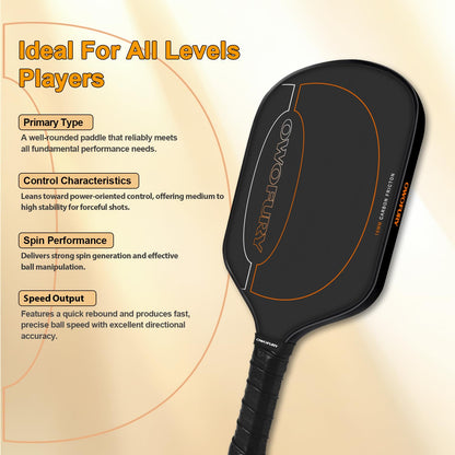 Pickleball Paddles Set of 2 Lightweight Honeycomb Core Pink