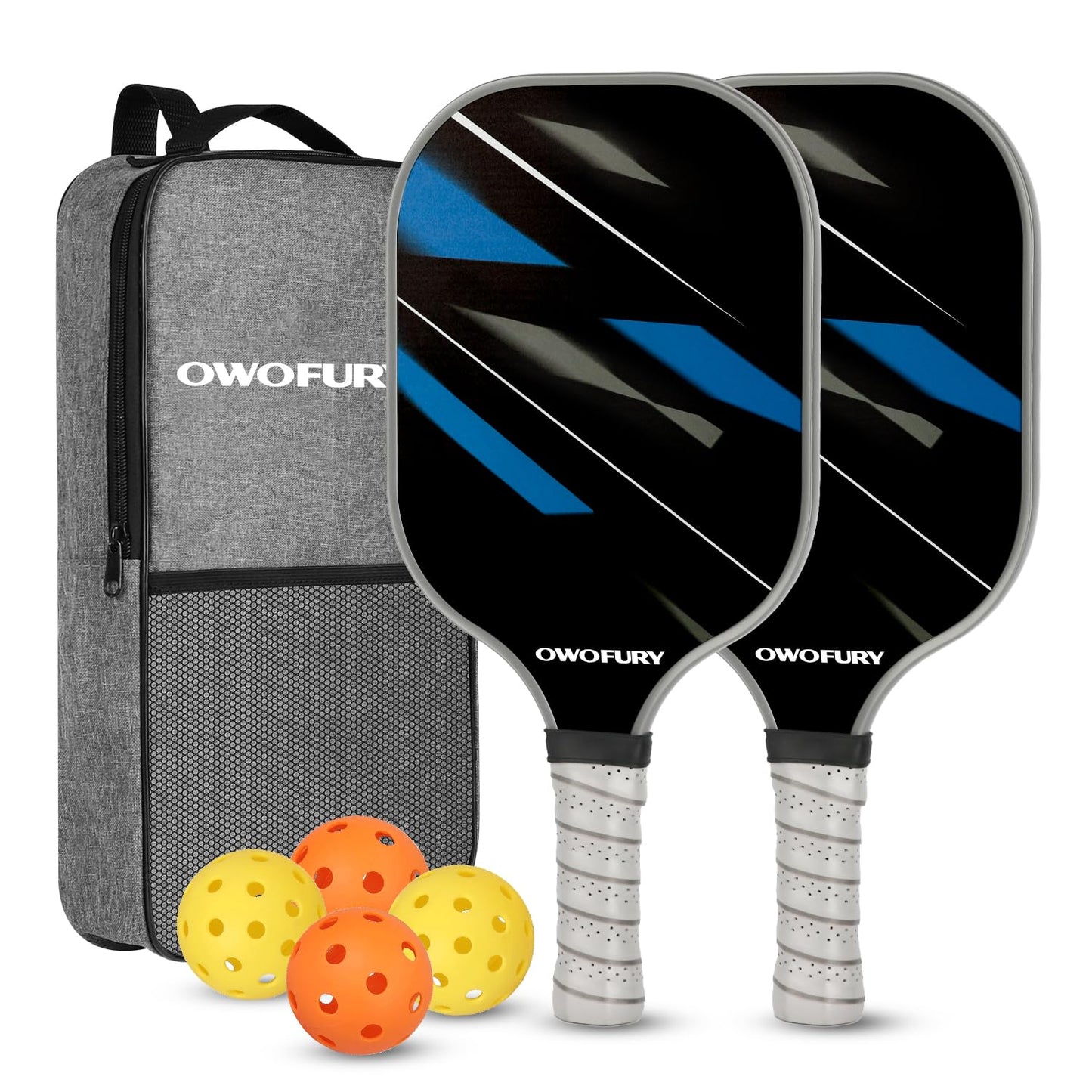Pickleball Paddles Set of 2 Lightweight Honeycomb Core Pink