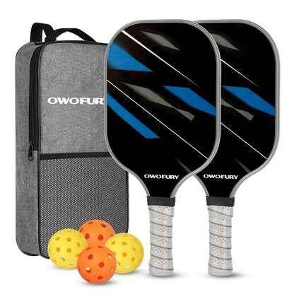 Pickleball Paddles Set of 2 Lightweight Honeycomb Core Pink