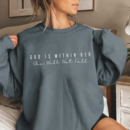 Sulayesh Christian God Is Within Her Sweatshirts
