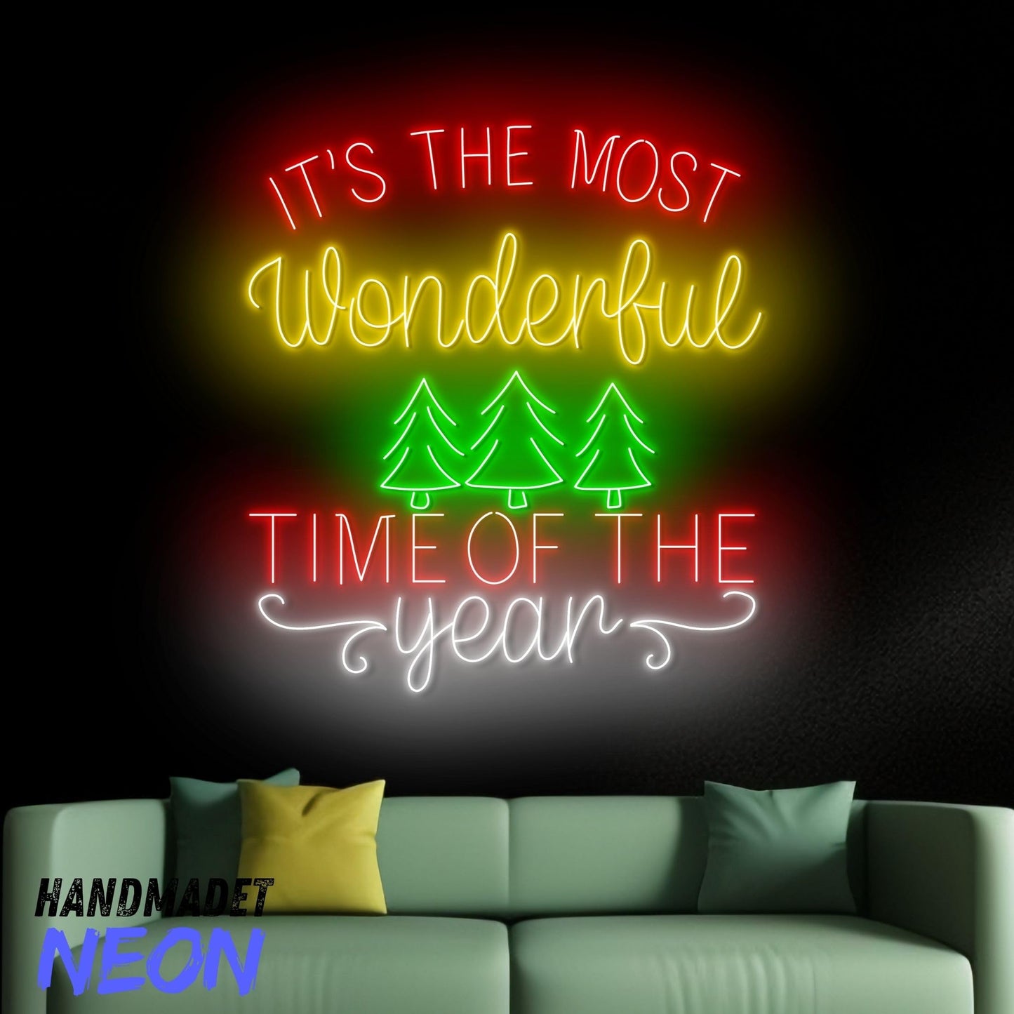 Custom Merry Christmas Tree Neon Sign Led Sign LED Lights (Merry Christmas)