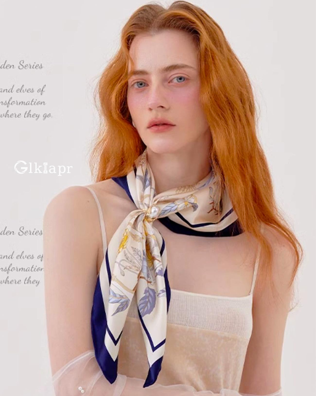 Satin Bandana Headscarf for Women Silky Hair Scarves for Fashion Lightweight