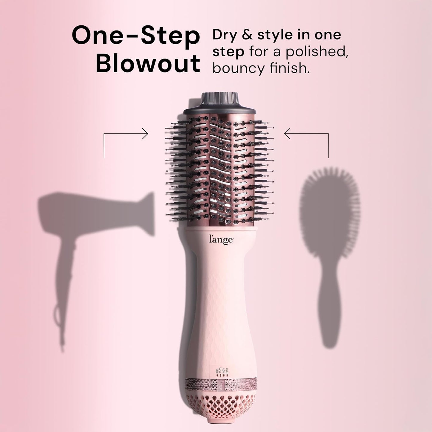 L'ANGE HAIR Le Volume 2-in-1 Titanium Blow Dryer Brush