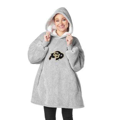 Northwest NCAA unisex-adult Hoodler Oversized Sherpa Pullover