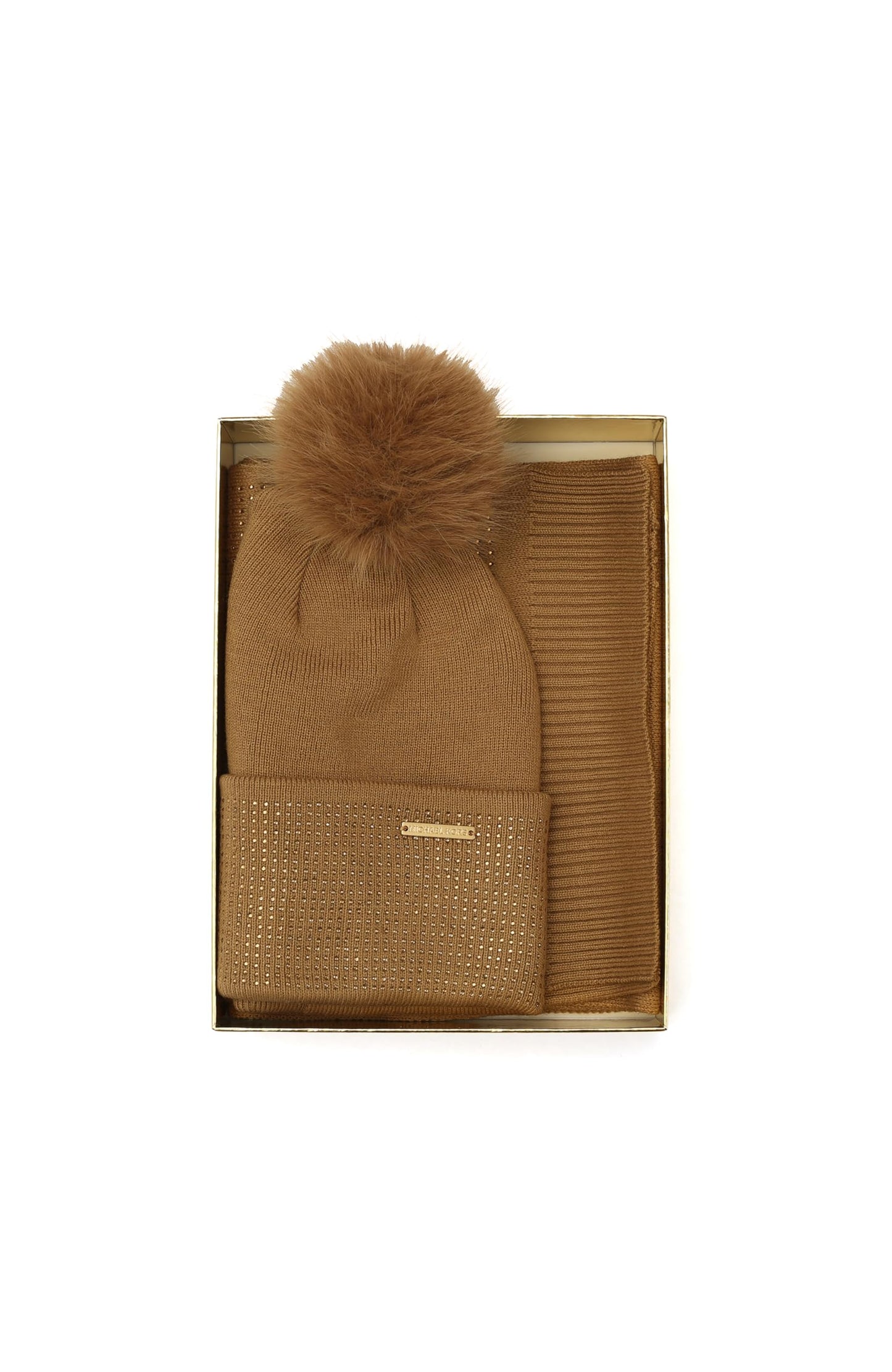 Michael Kors Women's Fine Crystal Box Set - Hat & Scarf