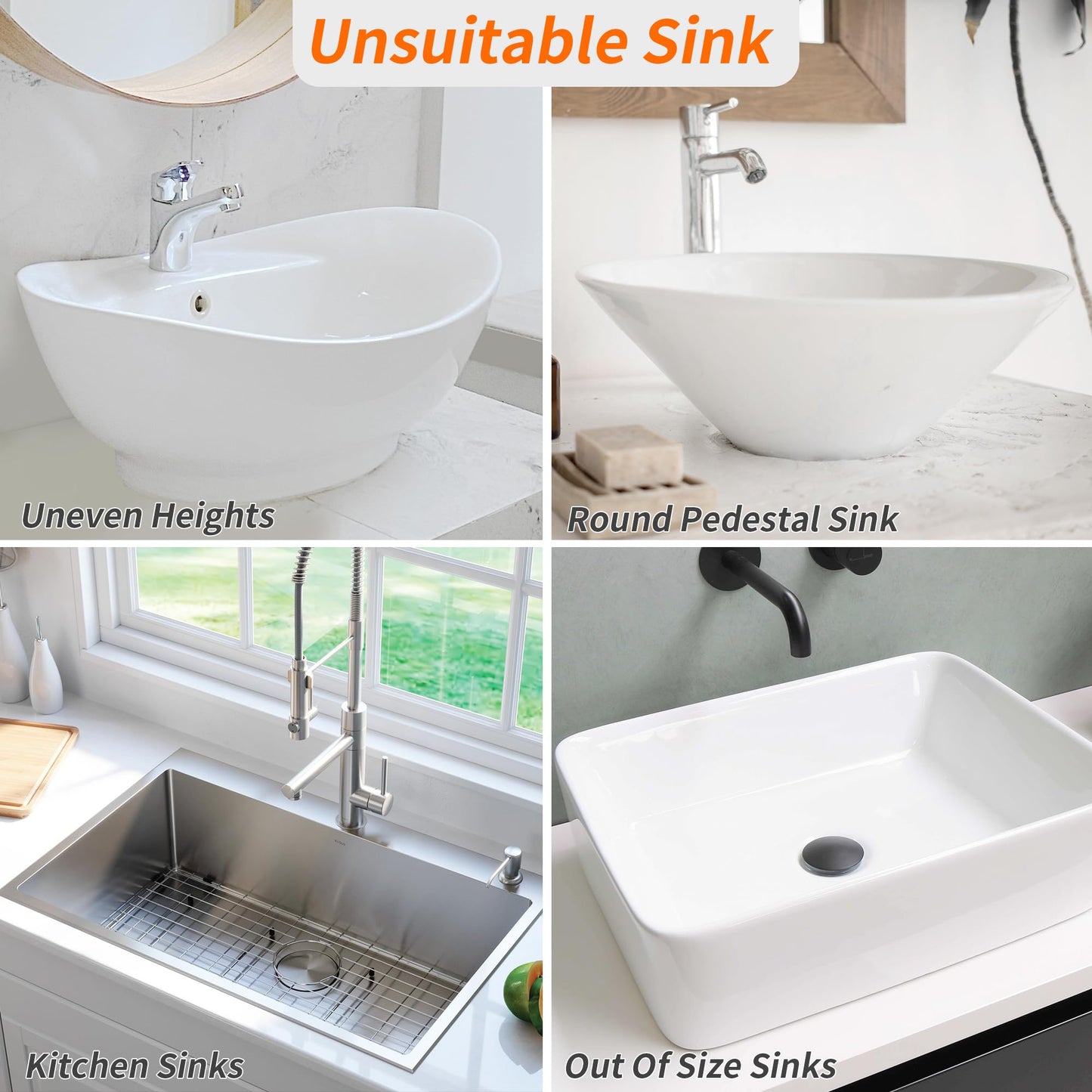 Mofason Bathroom Sink Top Cover Space Saver,Silicone Makeup Organizer Mat for Over Countertop,Small Bathroom Must Haves Accessories Rv Camper Travel Foldable Gadgets-Grey
