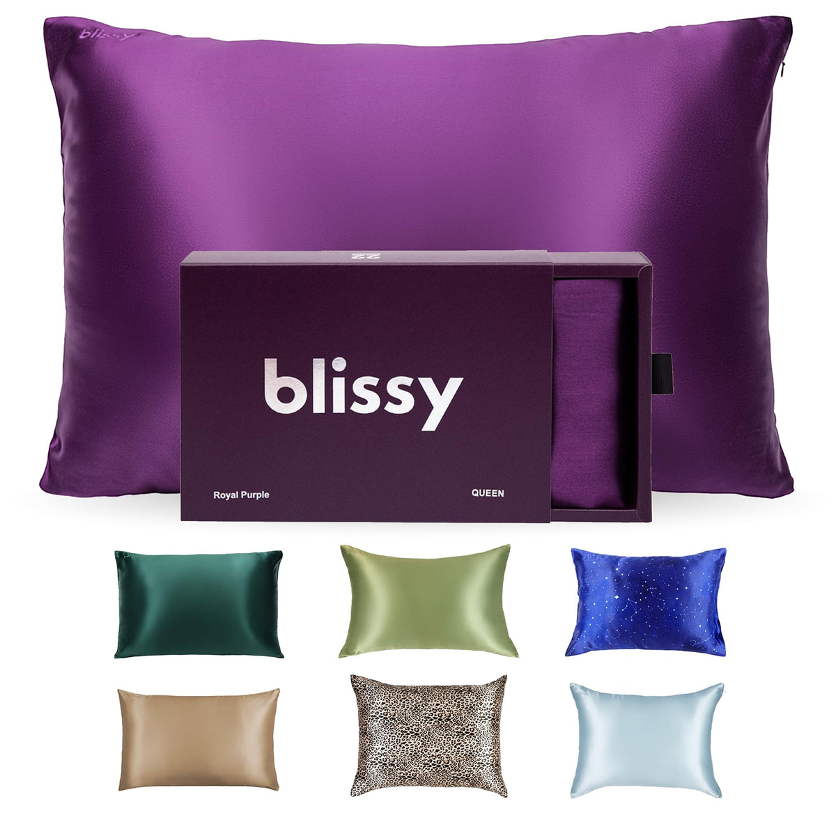 Blissy Silk Pillowcase - 100% Pure Mulberry Silk