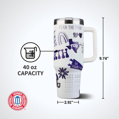 The Memory Company Officially Licensed NCAA - Texas A&M University 40oz Team Spirit Game Day Tumbler