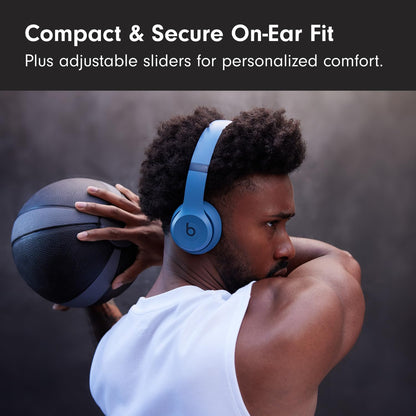 Beats Solo 4 - Wireless On-Ear Bluetooth Headphones, Up to 50-Hour Battery Life, Ultra-Lightweight Comfort, Powerful and Balanced Sound, Apple & Android Compatible - Amazon Exclusive Metallic Pink