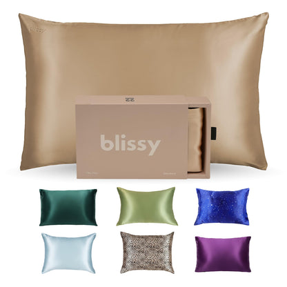 Blissy Silk Pillowcase - 100% Pure Mulberry Silk