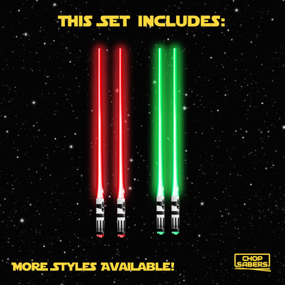 ChopSabers Lightsaber Led Light Up Chopsticks (1 Pair, Blue)