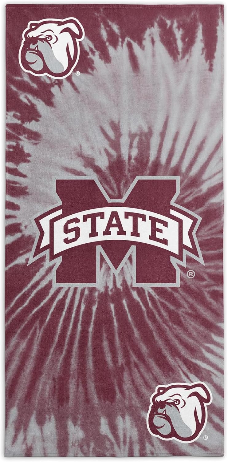 Northwest NCAA Alabama Crimson Tide Unisex-Adult Beach Towel, 30" x 60", Stripes