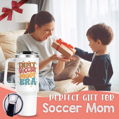 40oz Baseball Mom Tumbler, Christmas Holiday Gifts for Baseball Lovers