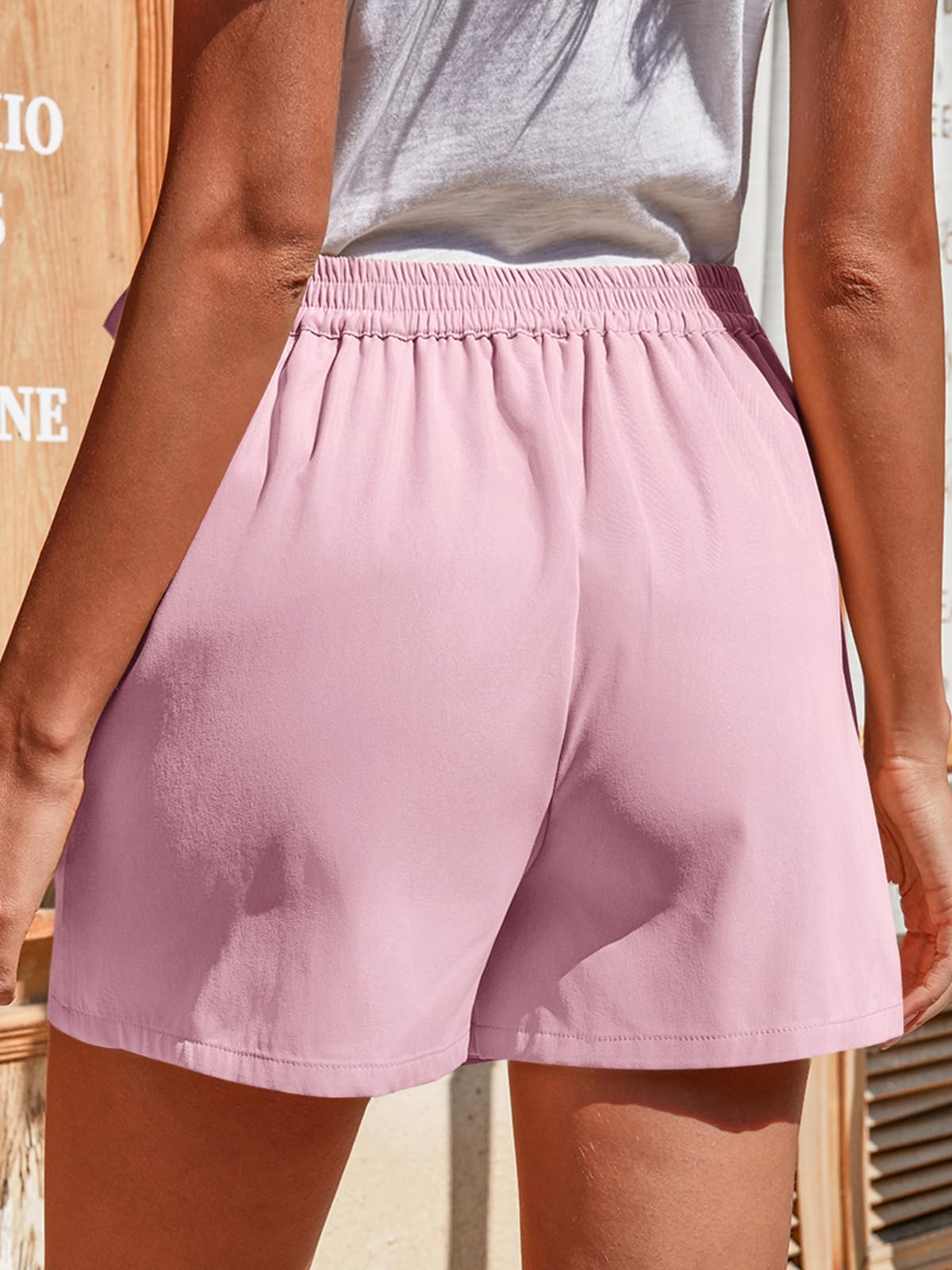 Tankaneo Womens Wrap Mini Skirt Skort