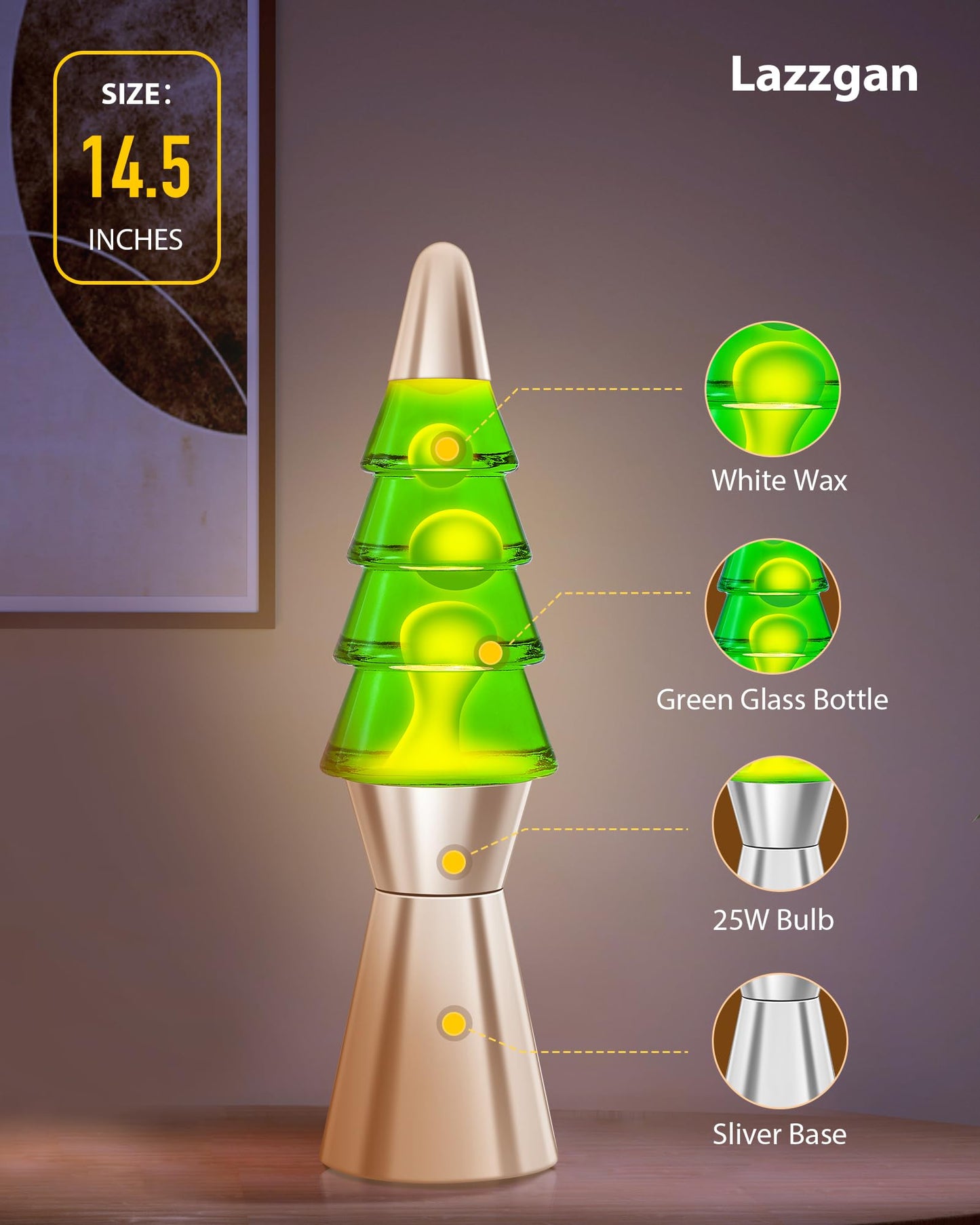 Christmas Tree Liquid Motion Lamp,for Mother's Day/Mom Gifts,14.5 inches Table Lamp Christmas Indoor Decorations for Adults and Kids, Mood Lighting Home Decor Lav Night Light