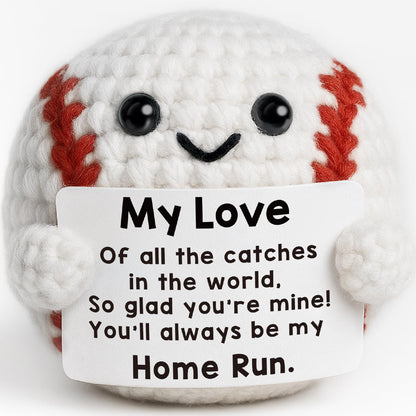 Baseball Gifts for Boys Son Birthday Christmas Positive Crochet Animals