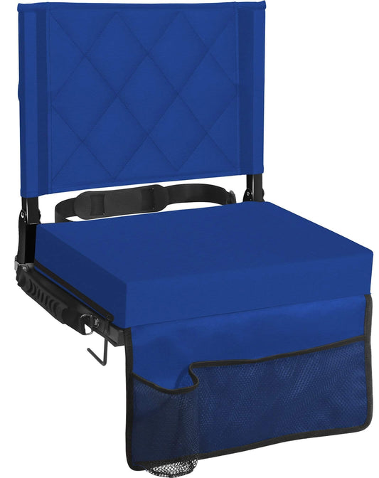 Sheenive Stadium Seats with Back Support, Padded Bleacher Seat Cushion