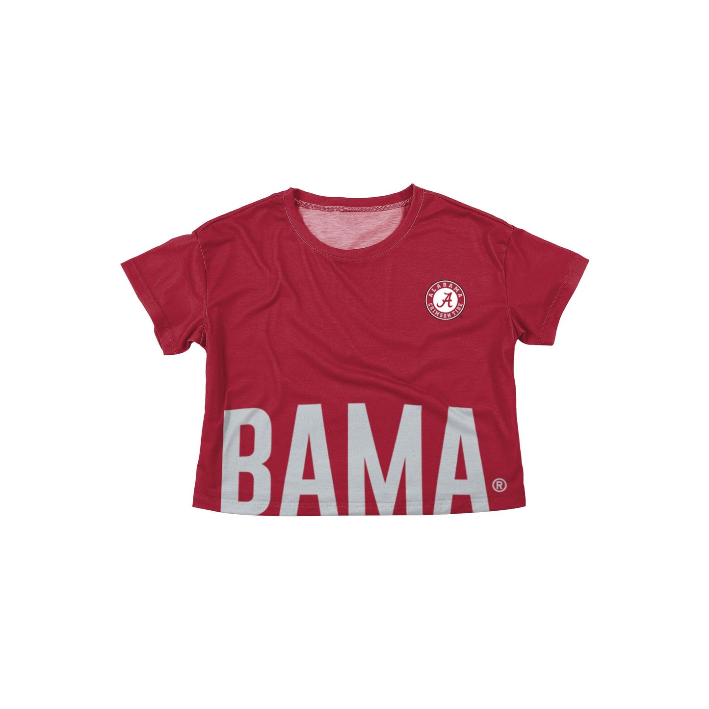 FOCO NCAA Womens Wordmark Crop Top Fashion Shirt