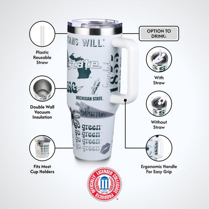 The Memory Company Officially Licensed NCAA - Texas A&M University 40oz Team Spirit Game Day Tumbler