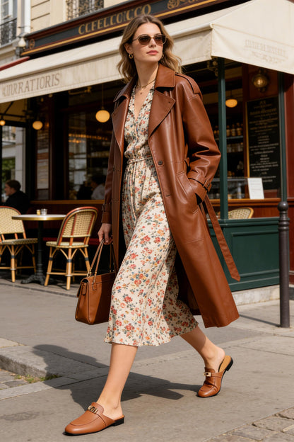 Almond Toe Slip-On Flats