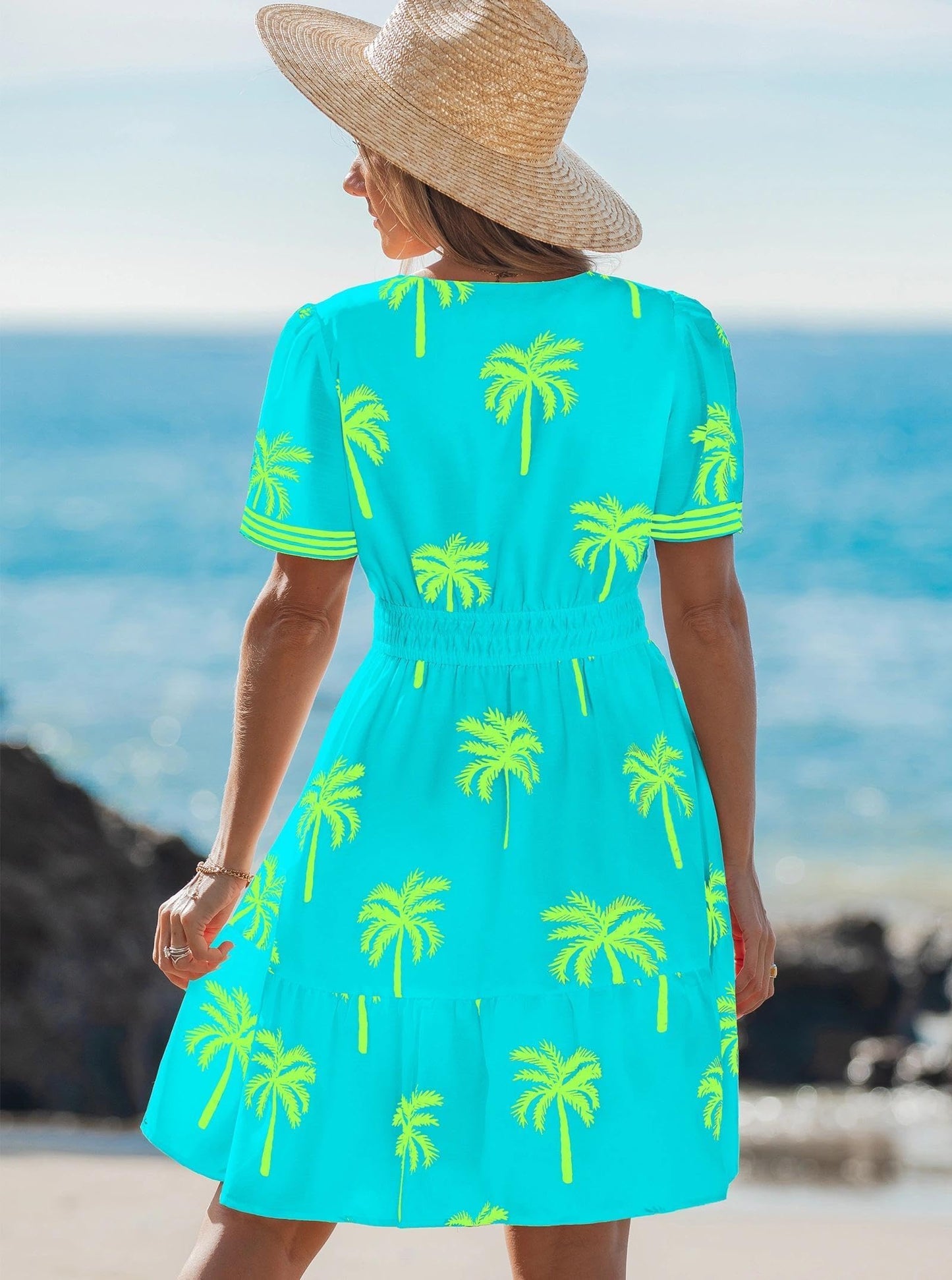 popvil Women Summer Short Dress