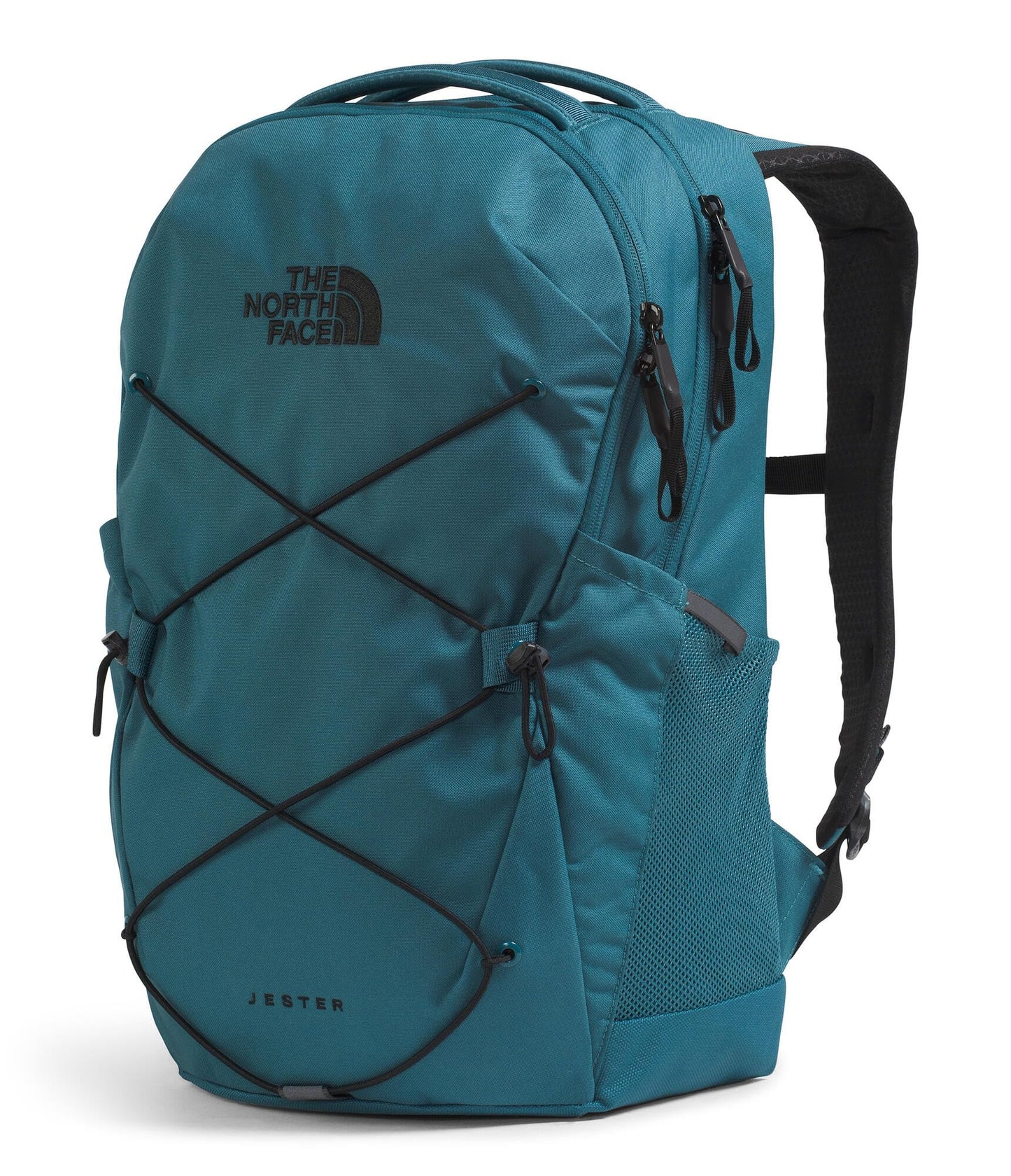 The North Face Jester Everyday Laptop Backpack - Commuter Daypack, Water Repellent, Laptop Sleeve, Lunar Blue/Fizz Lime, One Size