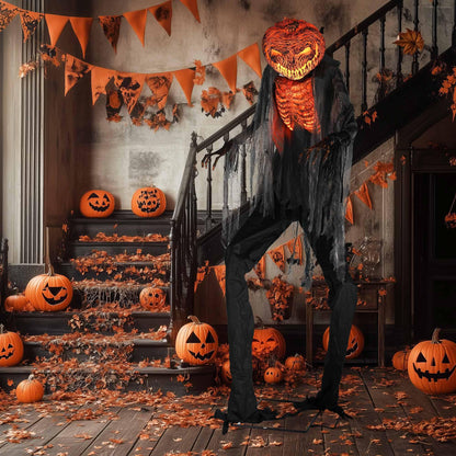 AW 9Ft Animatronics Flying Witch Hovering Broom Animated AC 100V-240V Halloween Outdoor Decoration Motion Activated 2026