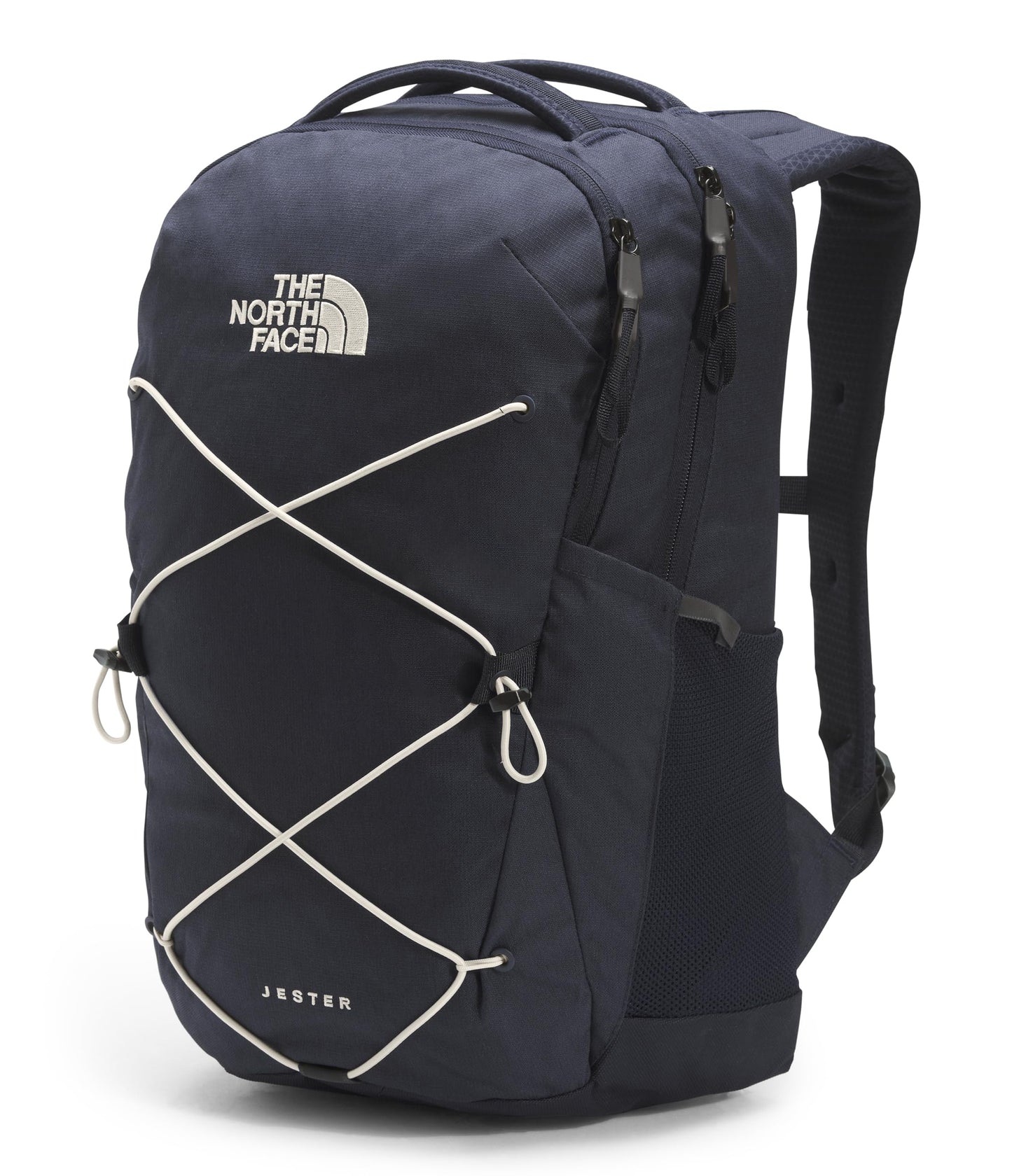 The North Face Jester Everyday Laptop Backpack - Commuter Daypack, Water Repellent, Laptop Sleeve, Lunar Blue/Fizz Lime, One Size