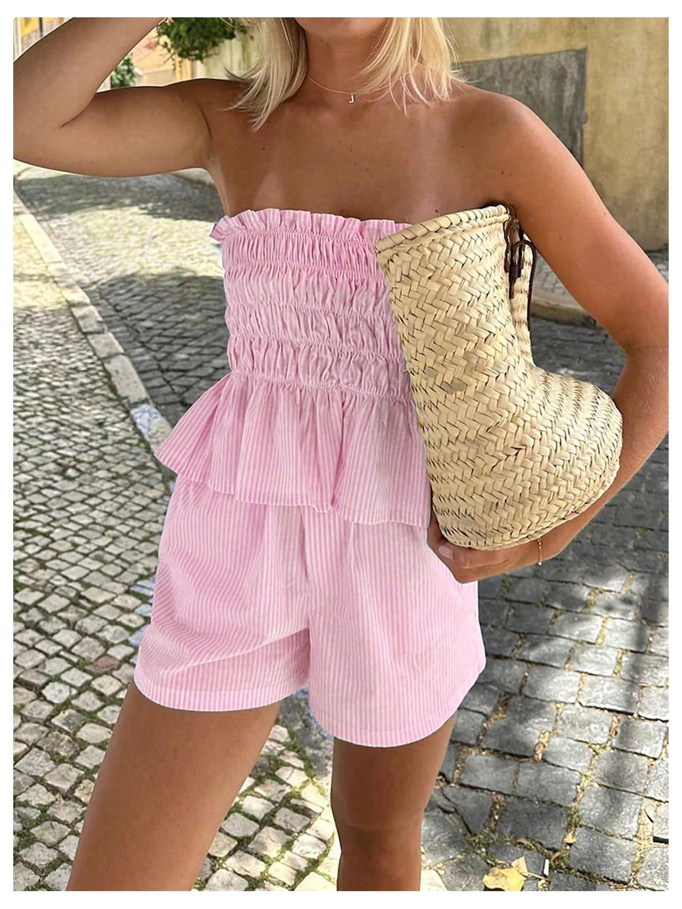 SOLY HUX Women's 2 Piece Vacation Outfit