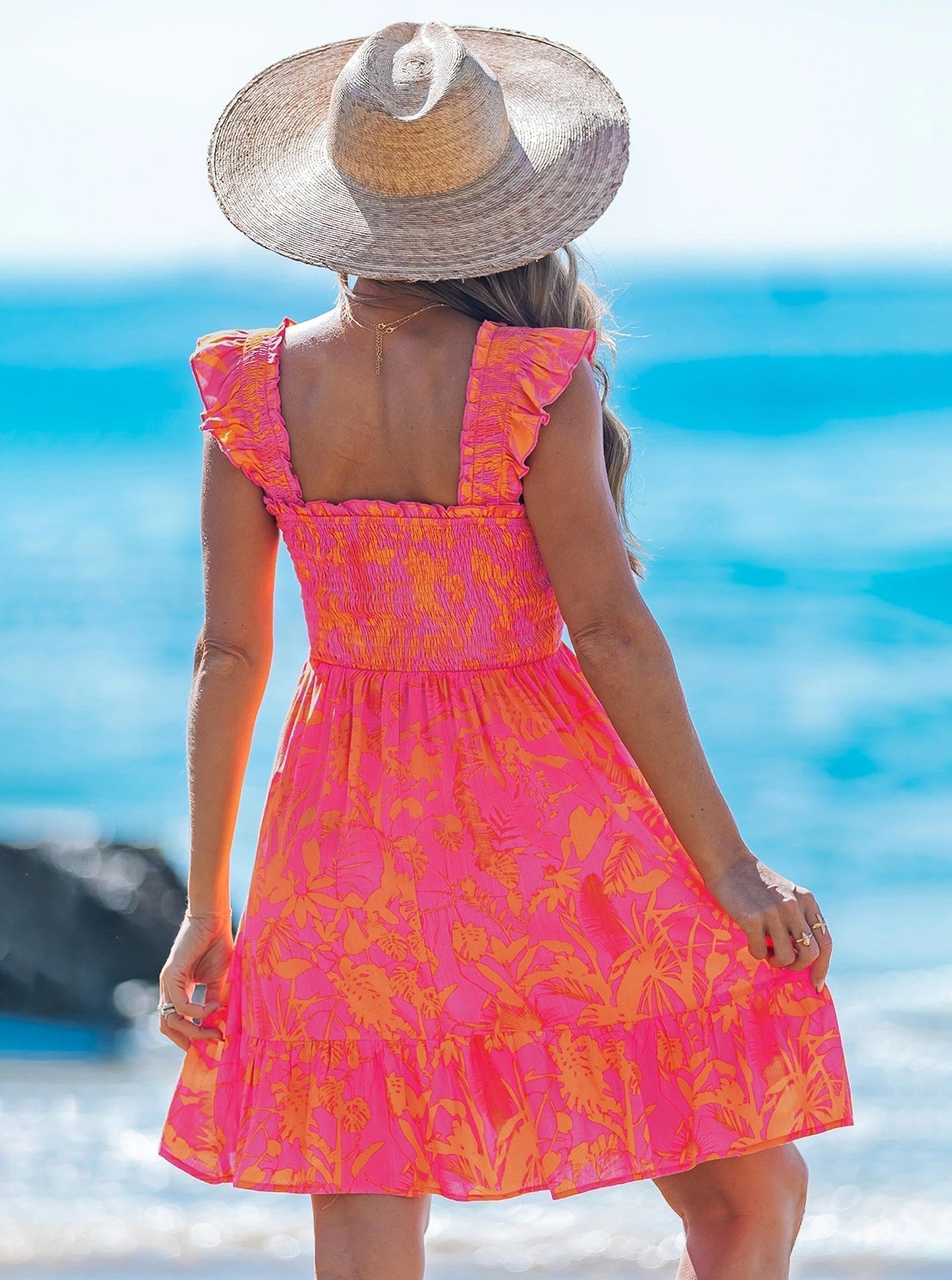 popvil Women Summer Mini Dress