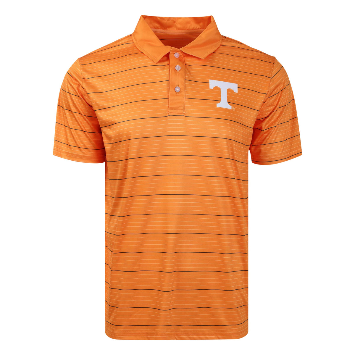 FOCO NCAA Mens NCAA College Team Logo Striped Polyester Polo Short Sleeve Shirt